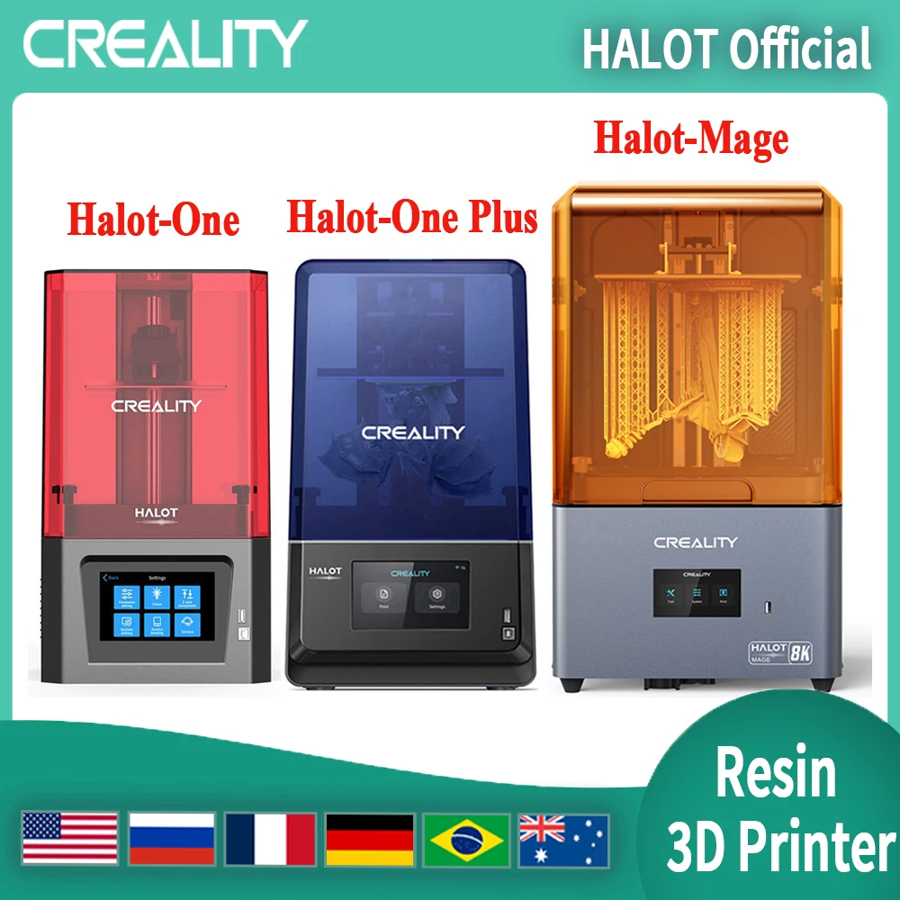 CREALITY HALOT ONE/HALOT ONE PLUS/ HALOT MAGE UV Resin 3D Printer
