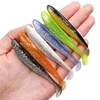 50pcs/Pack Two Color T-tail Soft Bait 9cm/12cm Mixed Color Silicone Fishing Lures Artificial Simulation High Elasticity Wobblers 6