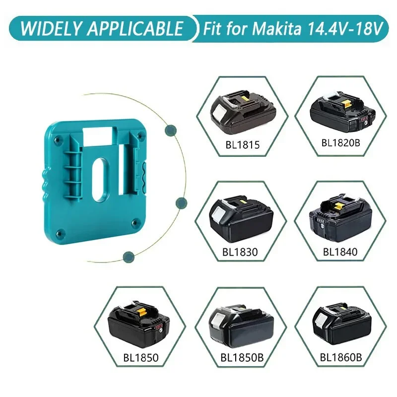 6 Supporti Per Batteria Makita 18V - Dock Holder Per BL1860, BL1850, BL1840 E Altri | QUPERR - Foto 6