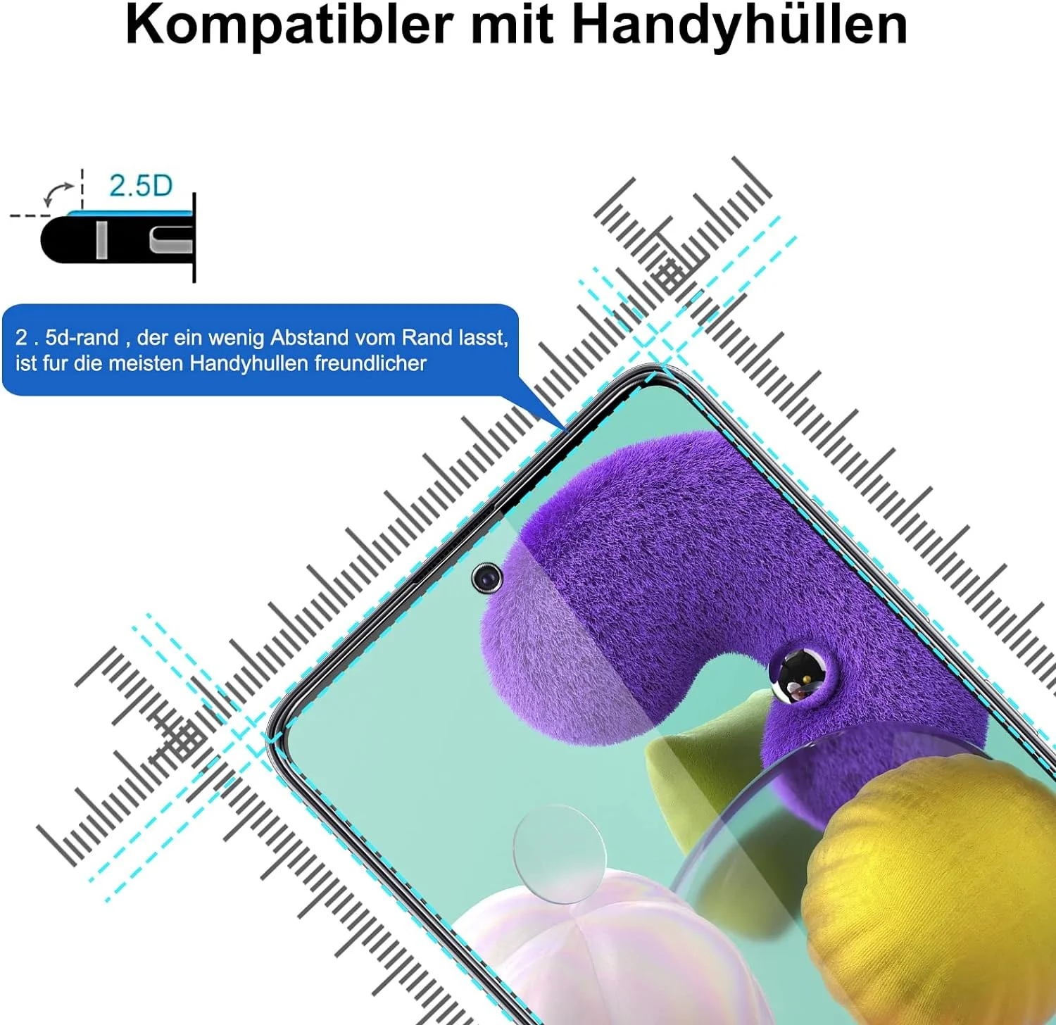High-Definition Anti-Drop Tempered Glass Screen Protector