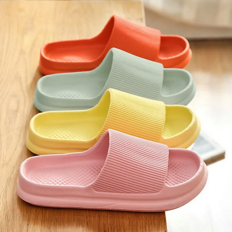 

Summer Slippers Platform Shoes Women EVA Beach Sandals Women Slides Indoor Mute Household Flip Flops