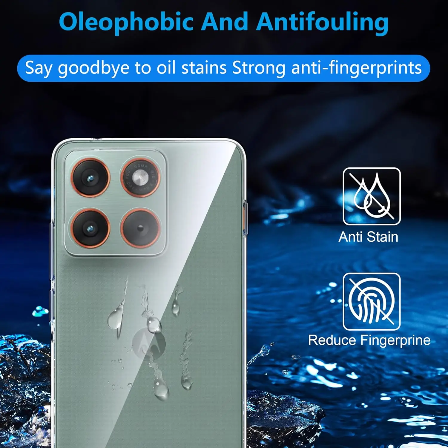 Ultra Thin Clear Soft TPU Camera Protection Phone Case Cover