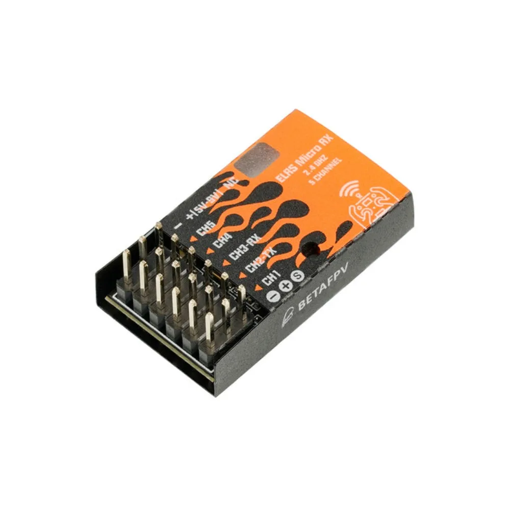 Boîte du récepteur ELRS Micro BETAFPV 2.4GHz ExpressLRS PWM, avec accessoires et antennes inclus.
