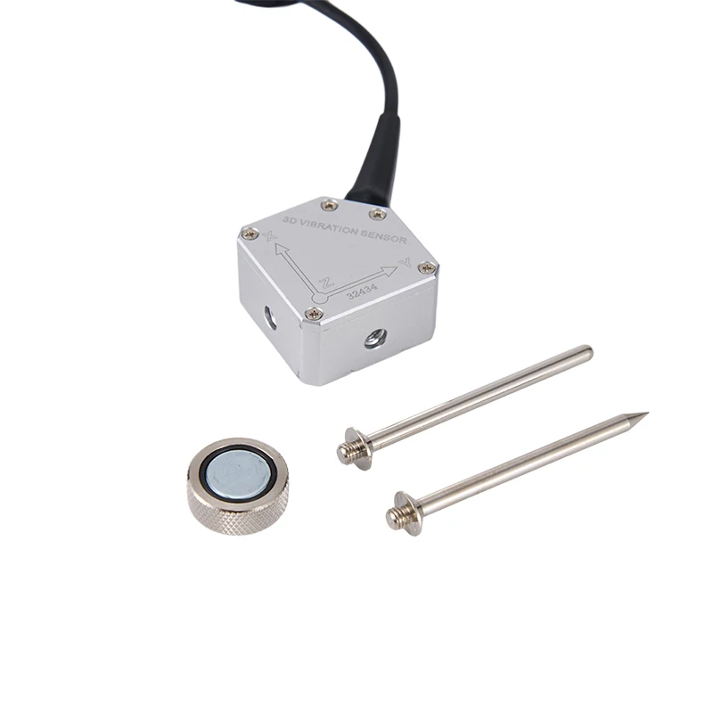 3D Vibration Meter VM-6380 Digital Vibration Meter 10 Hz ~ 1K Hz Acceleration, Velocity, Displacement Mechanical Vibration Meter 3
