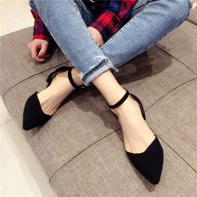 Women Flats Flats for Women Dressy ComfortSolid Color Daily Shoes Flat Heel Summer Sandals Simple Zapatos Mujer Womens Shoes