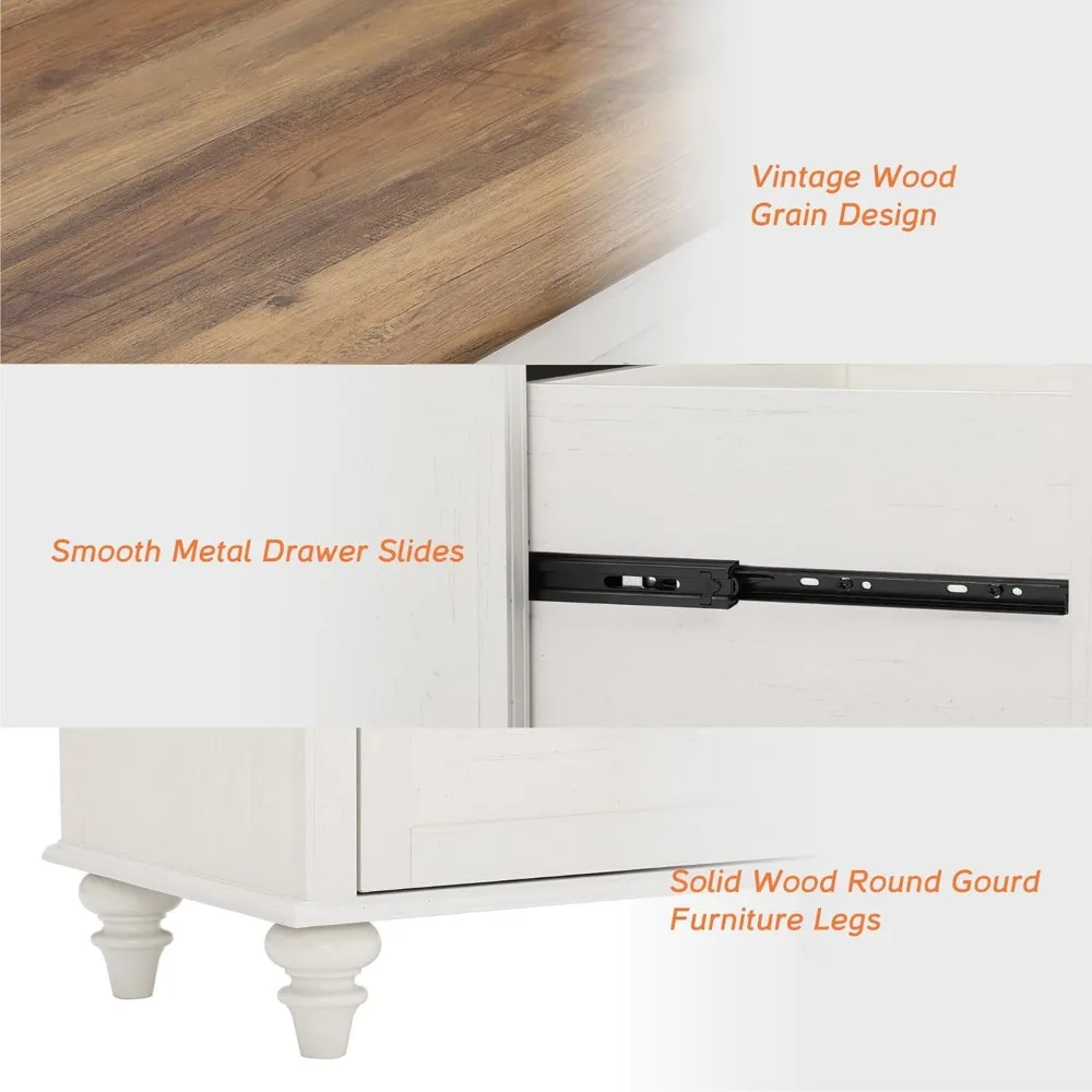 Farmhouse coffee table, square with adjustable top and living room drawers, wooden center table for home and office 6