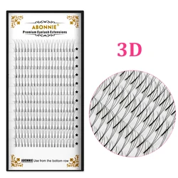 Abonnie Fluffy Volume Fan Eyelash Extensions - 15mm (3D)