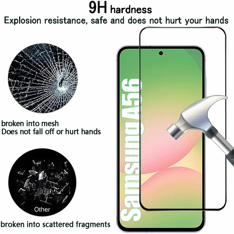 2-4 Screen Protector For Samsung Galaxy A56 A55 A54 A53 Tempered Glass For Samsung A17 A27 A37 A57 A36 A26 A16 S26 S25 S24 Ultra 2