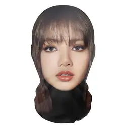 3D Printed Celebrity Full Head Cosplay Mask - Elastic Mesh Party Headwear (20)