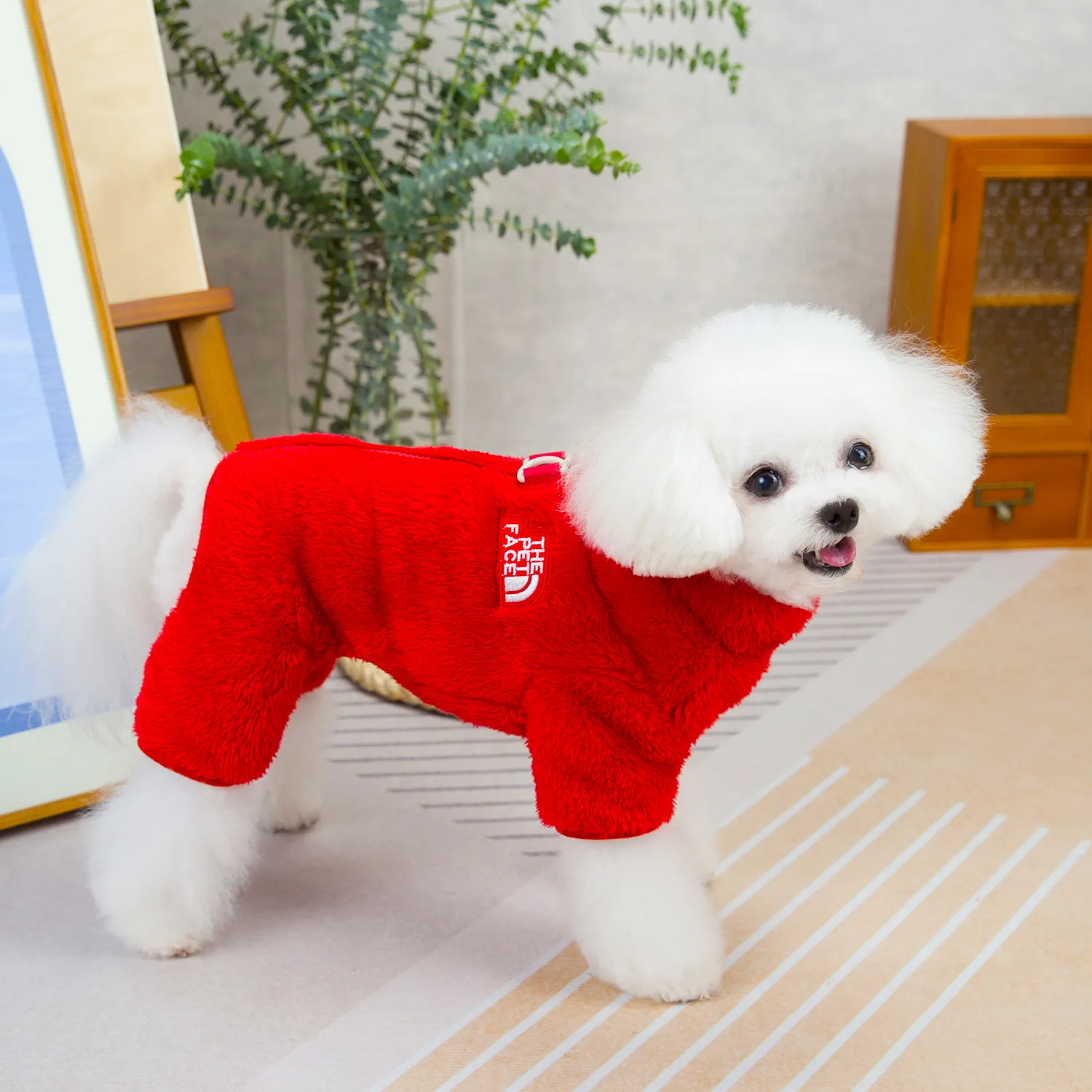 NEW Winter Dogs Jumpsuit Coat Zipper Warm Pet Jacket Overalls Small Dogs Cats Chihuahua Maltese Bulldog Onesies