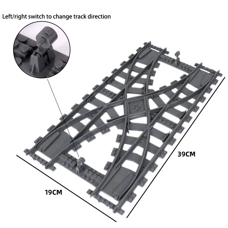 Décennie s de construction MOC compatibles avec LEGO, rail, voiture, train,  moteur, bricolage, piste, proxy, RC