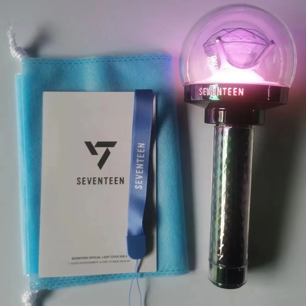 

Kpop Seventeens Lightstick Ver1. Ver2. Ver3. LED Glow Lamps Hiphop Concert Lamp Party Flash Fluorescent Toys Fans Collection