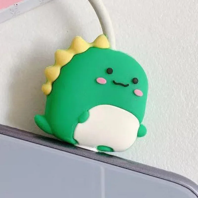 Adorable Cartoon Animal USB Cable Protector - Charger Wire Organizer and Cord Saver