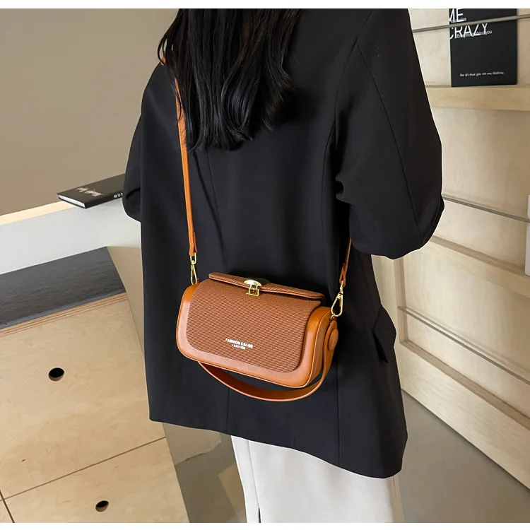 Mini Square Crossbody Bag - Luxury Designer Handbag Box Shape Satchel