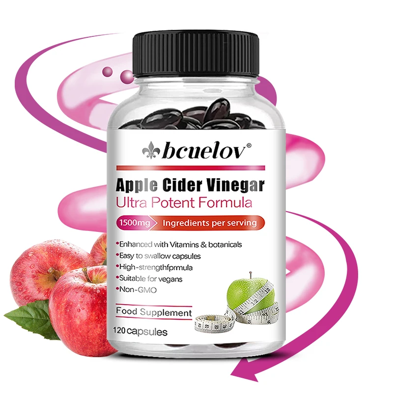 Apple Cider Vinegar Extra Strength Non-GMO-1500mg, Vitamins, Metabolism, Detoxification, Digestion, Weight Management