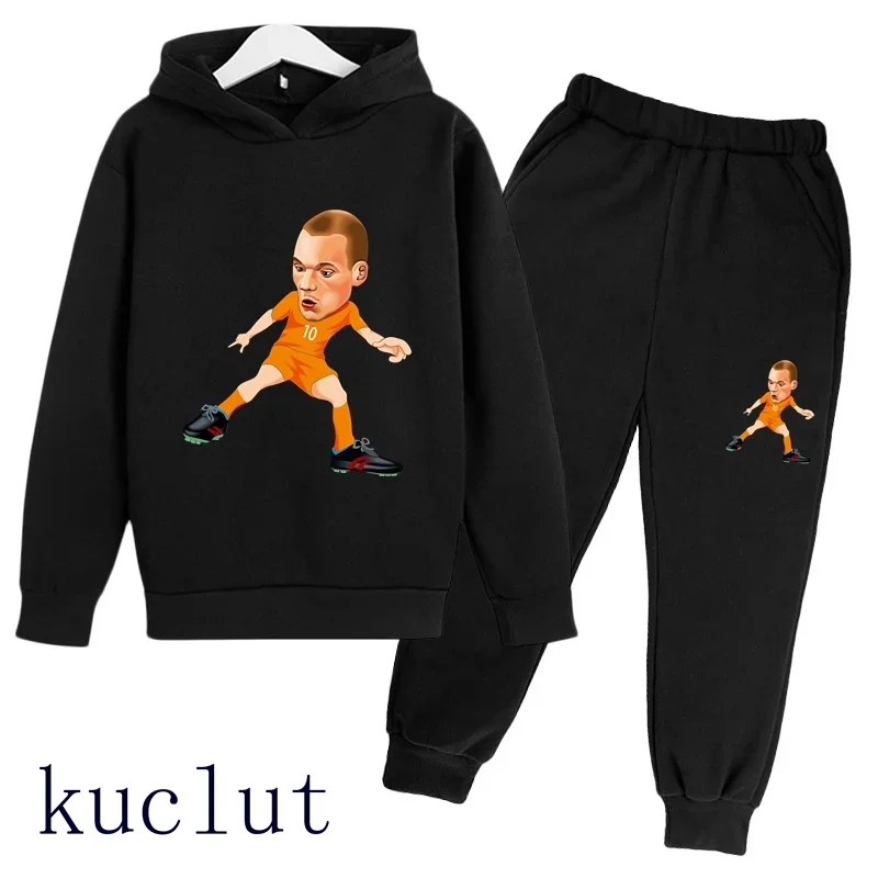 

8Football KUCLUT Autumn/Winter Fashion Outdoor Children's 3-15 Year Old Sports and Leisure Daily Outdoor Children's Set 100-160