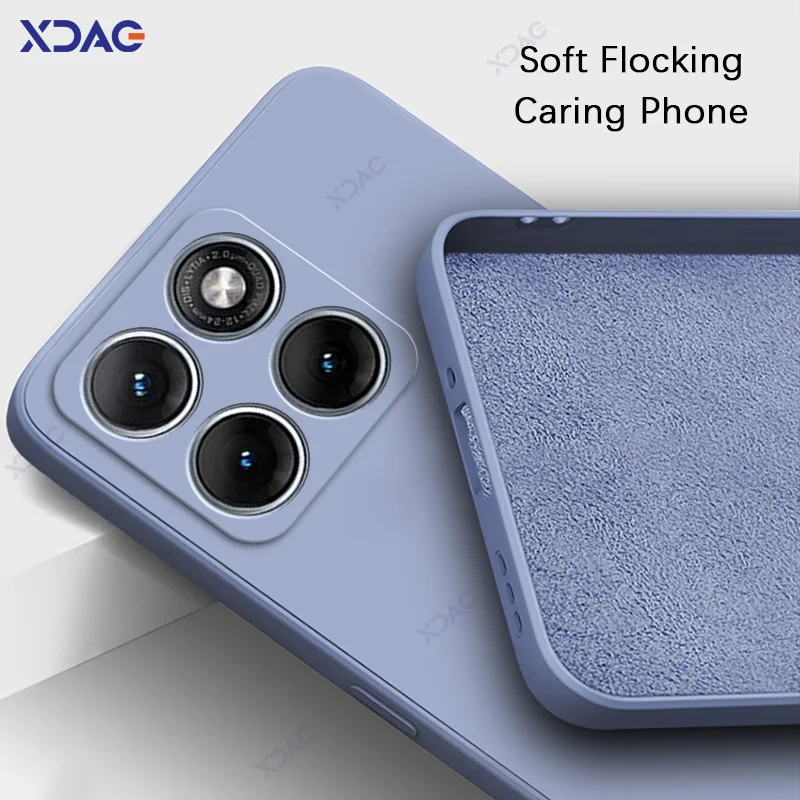 Premium Silicone Case Phone Cover with Soft Microfiber Lining - Enhanced Protection and Style