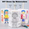 Children's DIY Craft Toys Novelty Painting Drawing Toys Color Filling Paper Rotating Graffiti Puzzle Educational Toys for Kids 1