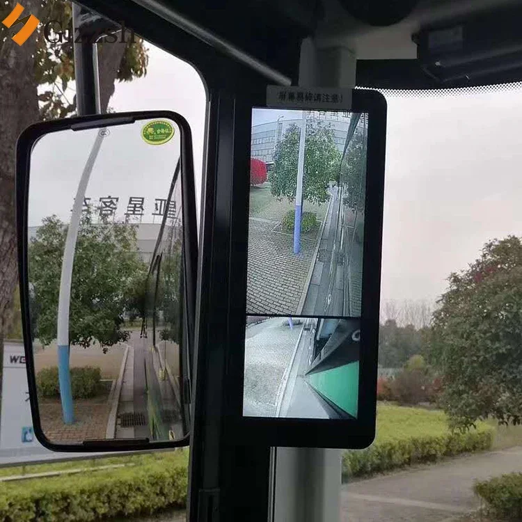 12.3inch electronic rearview mirror monitor truck bus side mirror blind spot monitoring camera system