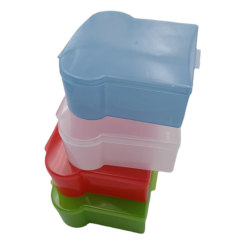 Description Picture 2 of itemSilicone Bread Container Portable Sushi Dessert Sandwich Toast Food Storage Box Microwaveable Transparent Kitchen Lunch Bento Bo