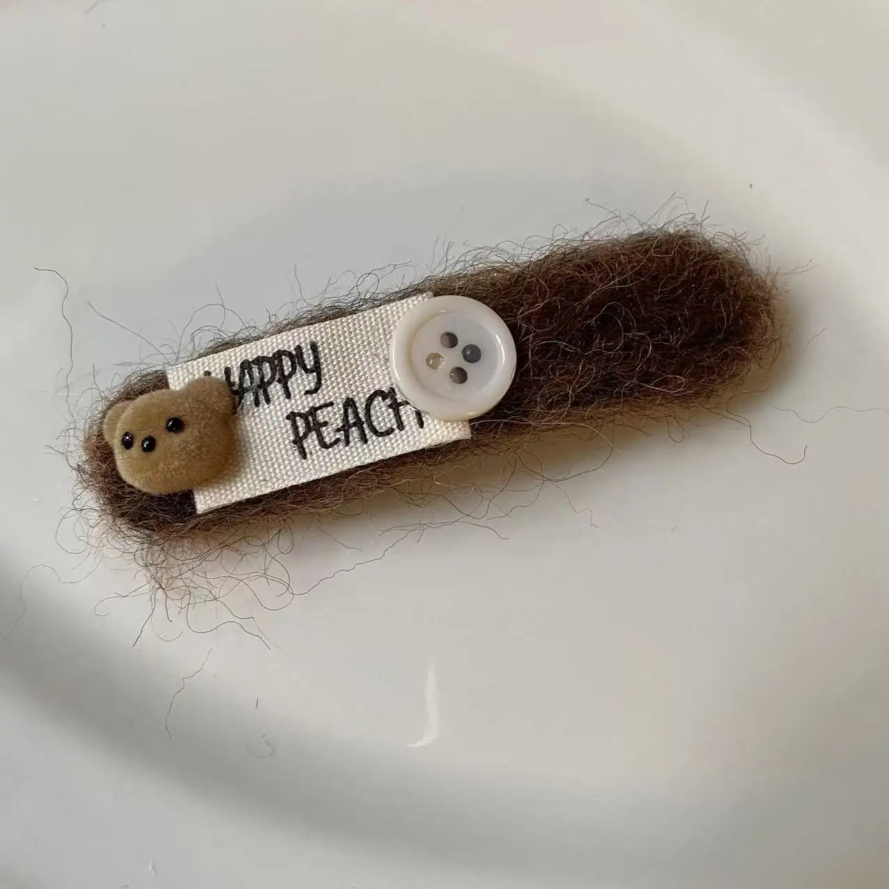 1PC Cute Teddy Bear Hair Clips,Mini Design, Sweet Hair Accessories for Women Girls, Trendy Hairpins for Daily Wear & Gifts