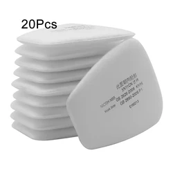 High-Performance Dust Cotton Filter Papers for Respirator Masks (20Pcs)