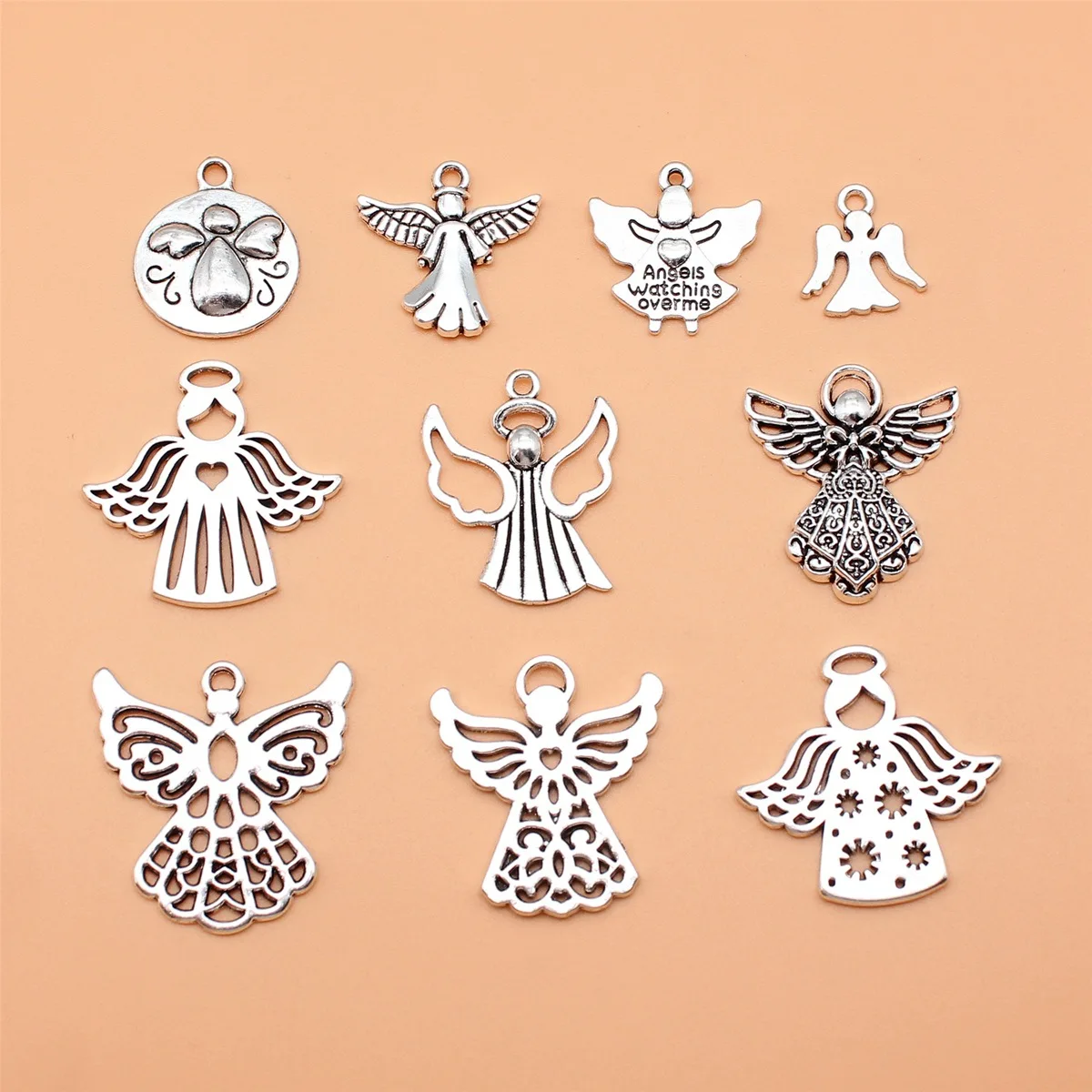 Beebeecraft 12 Dijes De Lazo De 2 Colores Con