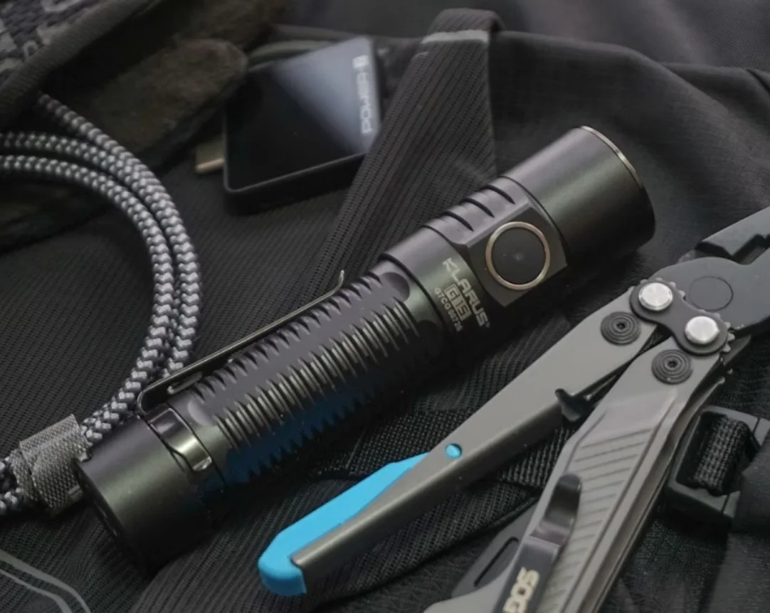 Powerful Klarus G15 V2 LED Flashlight 4200lumens Rechargeable Torch Light for Mobile Powerbank Outdoor Camping Self Defense