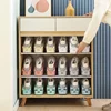 1/6Pcs Shoe Slots Organizer, Adjustable Shoe Support Rack, Double Layer Stack Shoe Holder, Shoe Stacker for Closet Organization 2