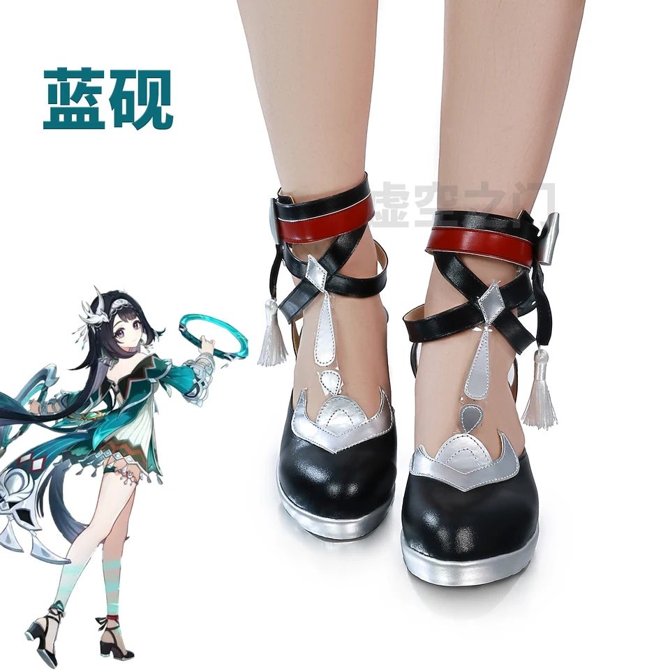 Loveian Genshin Impact Kaeya Alberich Cosplay Boots - PU Leather Halloween Costume Shoes