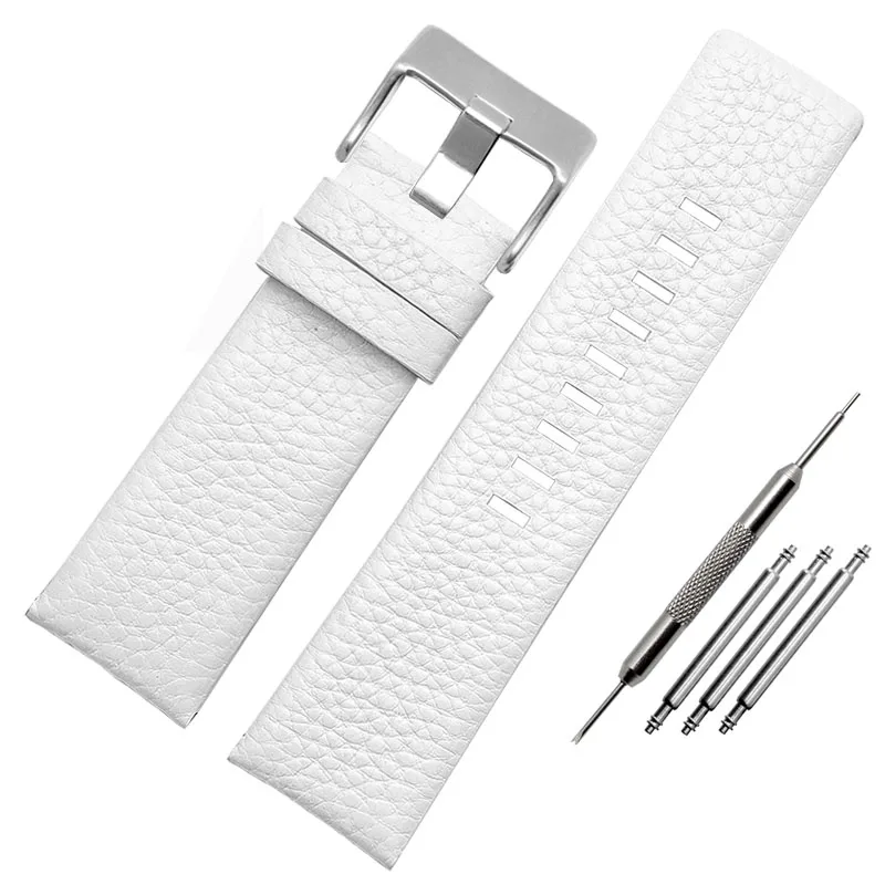 Genuine leather bracelet 22 24 26 27 28 30mm watchband for