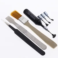 310pcs/ Direct Heating Metal Template BGA Reballing Stencil Kit  Jig Repair Tool Solder Ball tweezers scraper Solder paste - Image 5