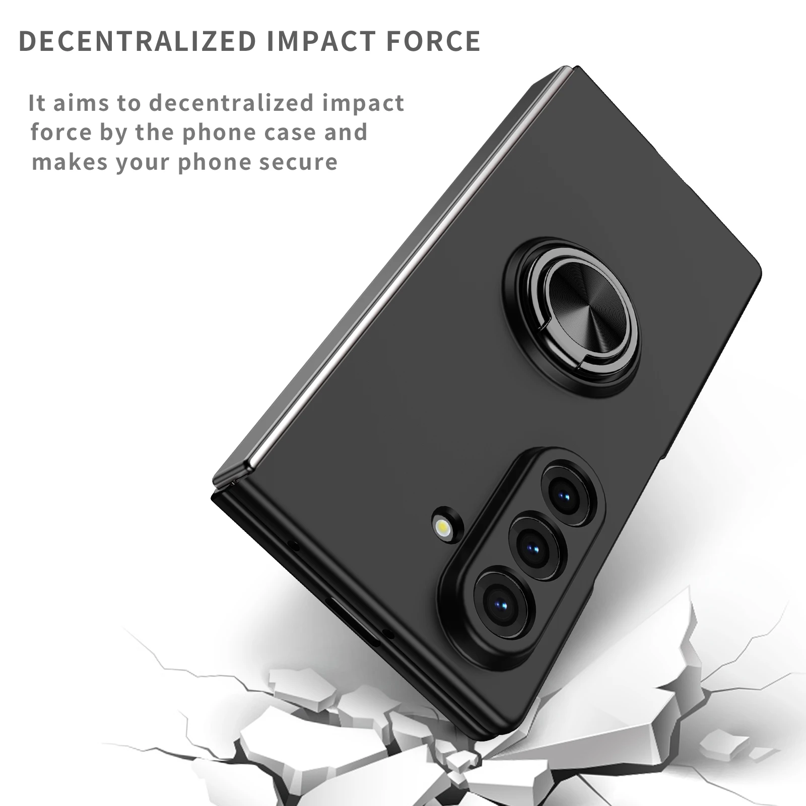 Durable Fall Protection Phone Case - Padded Cover with Bag