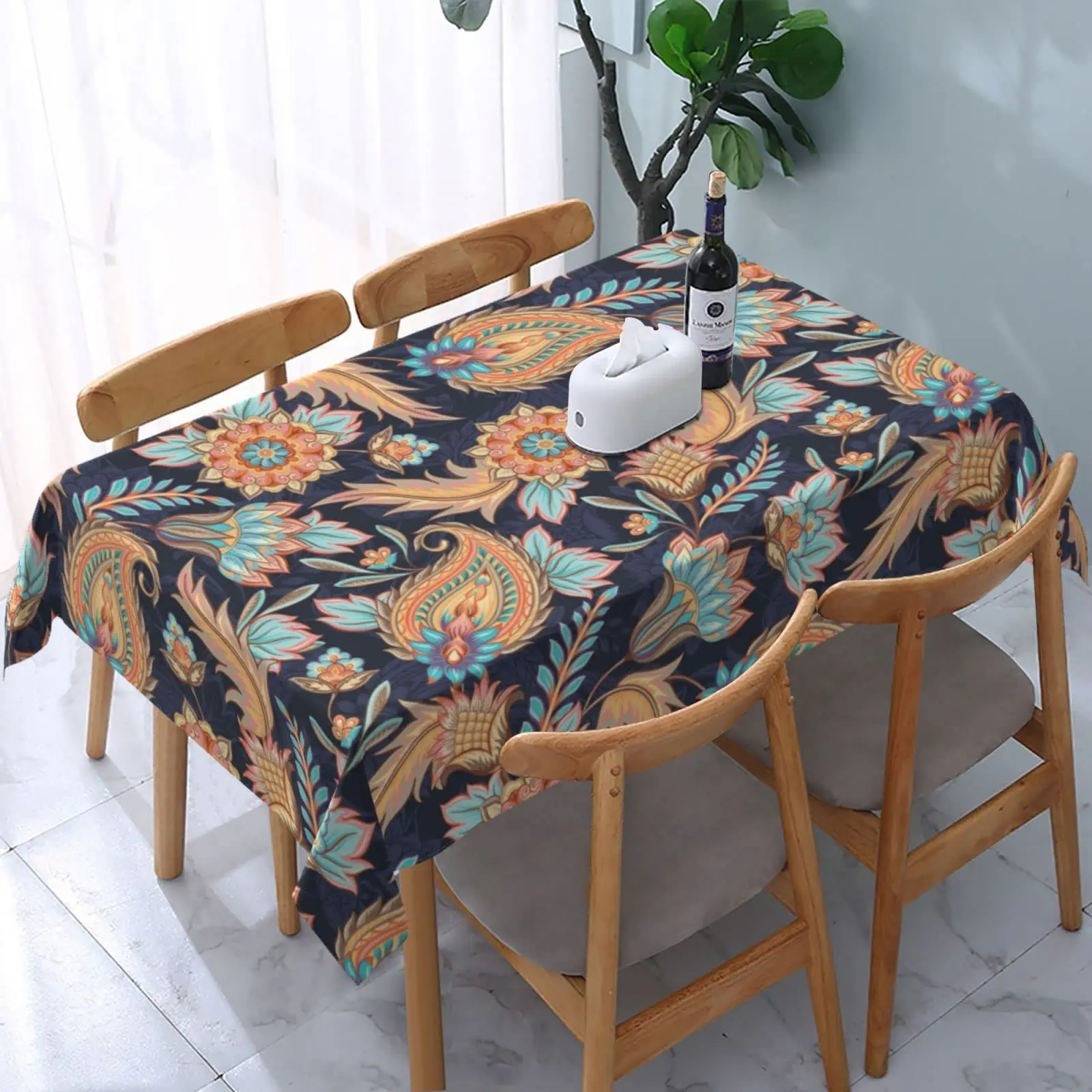 

Halloween Table Cloth Waterproof Rectangle Tablecloth