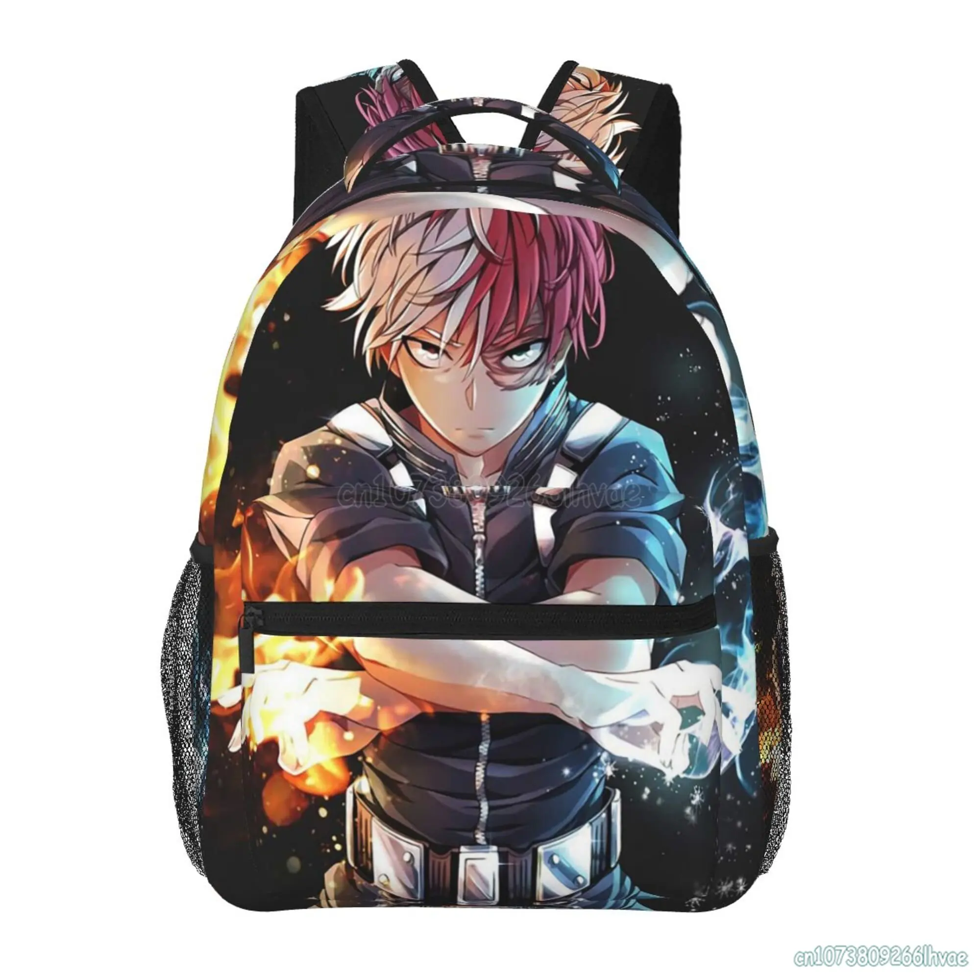 

Todoroki BNHA Backpacks Boku No My Hero Academia Anime Manga Travel Daypack Unisex Softback Laptop Backpack Student School Bags