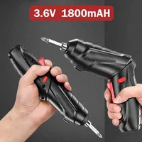 3.6v Power Tools Set Household Maintenance Repair 1800mAh Lithium Battery Mini Household Electric Drill Cordless Screwdriver 1