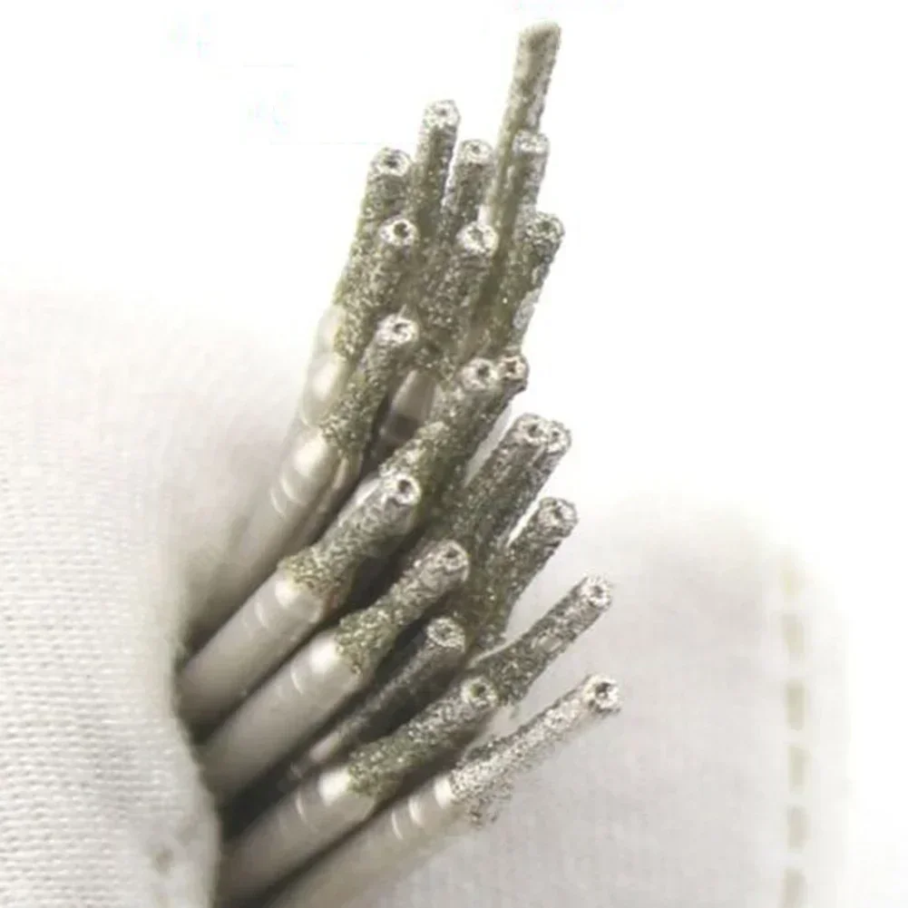Foret diamant foret diamant foret 1mm diamant noyau forets trou scie Cutter enduit solide foret pour pierres précieuses paquet de 30