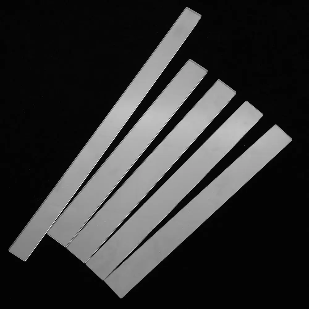 2Pcs Practical Acrylic Balance Ruler Home Kitchen Cake Rolling Tools Thickness Ruler Biscuit Smoother Baking Accessories