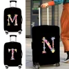 Luggage Protective Cover Elastic Dust Wear-resistant Apply 18-32 Size Pink Letter Series Protective Case Travel Accessories 2024 1