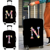 Luggage Protective Cover Elastic Dust Wear-resistant Apply 18-32 Size Pink Letter Series Protective Case Travel Accessories 2024 1