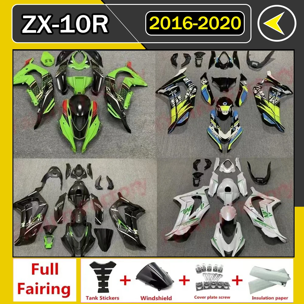 

New ABS Whole Motorcycle Fairings Kit fit for ZX-10R ZX10R zx 10r 2016 2017 2018 2019 2020 Bodywork full fairing kits set zxmt