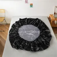 1pc of Bedsheet Green Flower Spring/Summer Fitted Bed Sheet Mattress Round Elasticity Cover,bed Linen,(no Pillowcase) 2