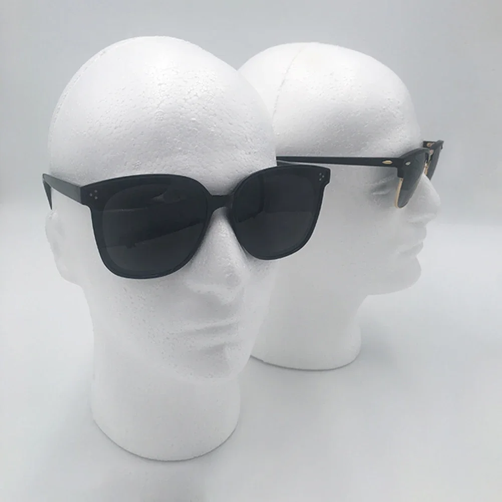 Foam Mannequin Head Practical Foam Flocking Head Mold for Wigs Glasses Hat Scarf Display