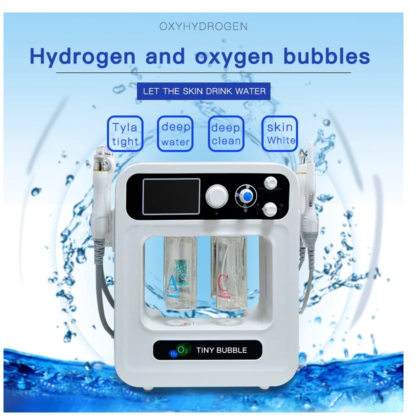 

Гидравлическая дермабразия RF, биолифтинг, спа-аппарат для лица, водоструйный кислородный гидроалмазный пилинг, Микродермабразия, косметический аппарат