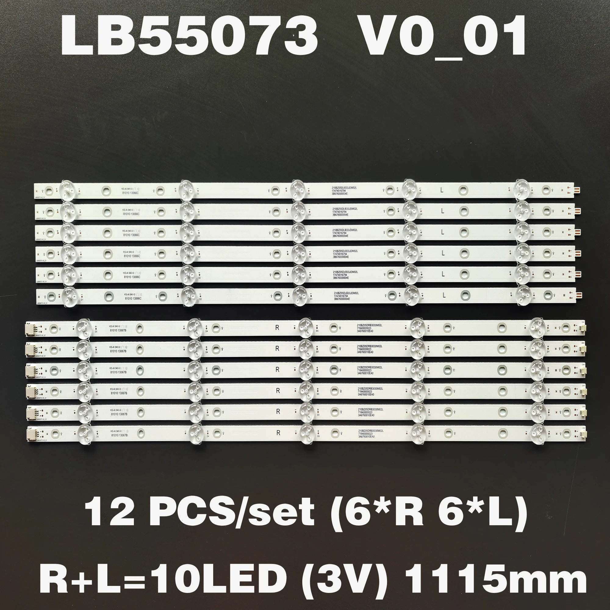 Tira Conduzida Luz de Fundo para 55pus6162 12 55pus5672 05 55pus6412 12 55pus6703 12 55pus6503 12 55pus7303 12 55pus7503 12 55pus7503 62
