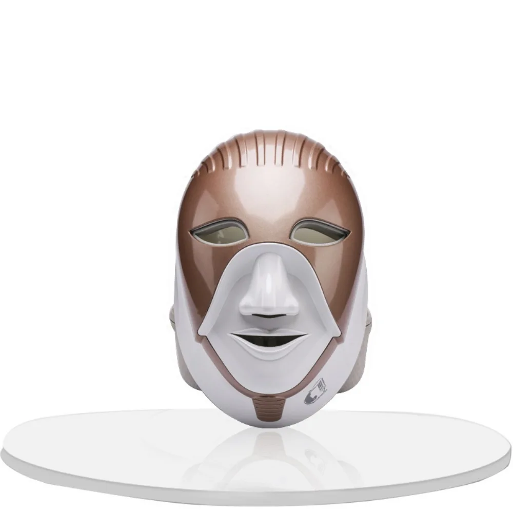 PDT Led Mask Photodynamic 8 color Facial Cleopatra LED Mask 630nm red light Smart Touch Face Neck Care Machine