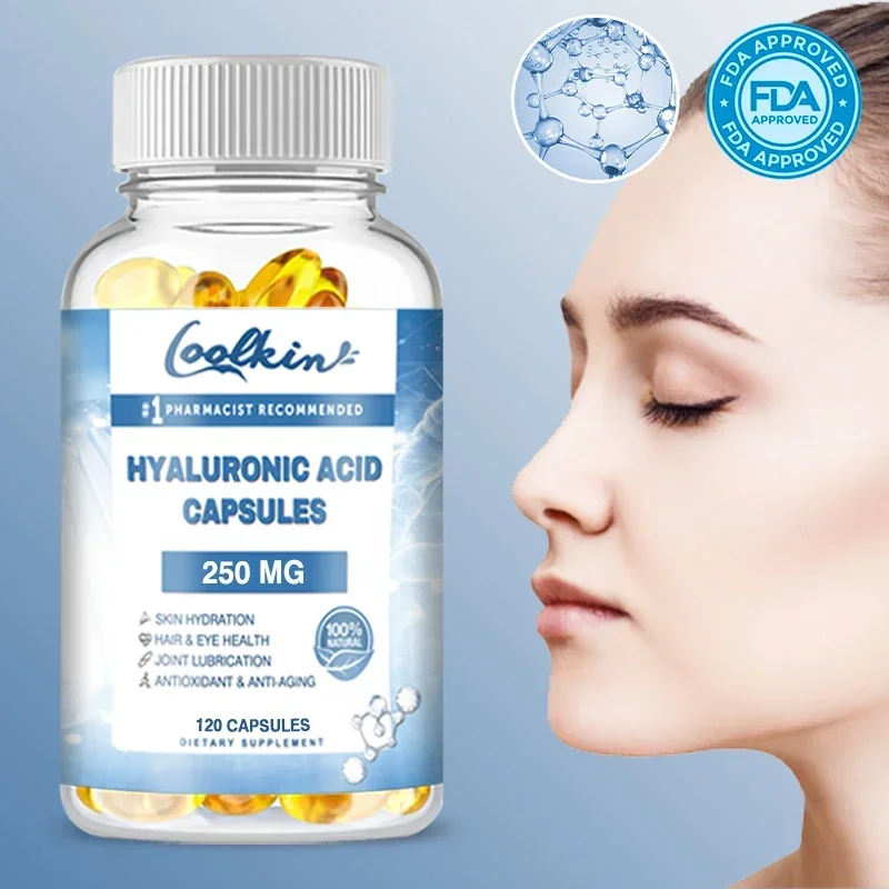 

Hyaluronic Acid Capsules with Vitamin C and Biotin - Improves Metabolism and Promotes Healthy Skin, Hair and Nails