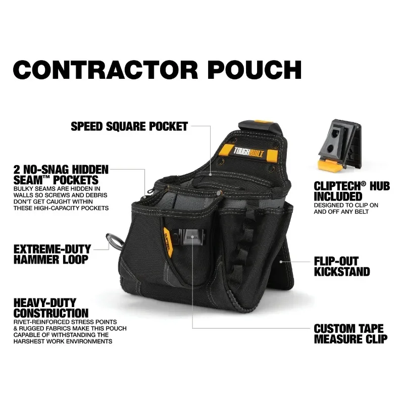 ToughBuilt TB-CT-01 Contractor Pouch Tools Packaging Bag 2