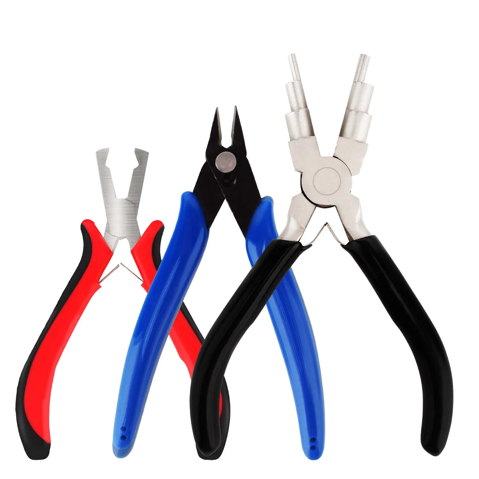 Wire Bending Pliers Consistently Make Up To 6 Size Loops & Jump Rings,End Nipper,Cutting Pliers for Jewelry Making jewelry display stand tray tree storage racks earrings necklaces rings jewelry boxes case desktop organizer holder make up decor