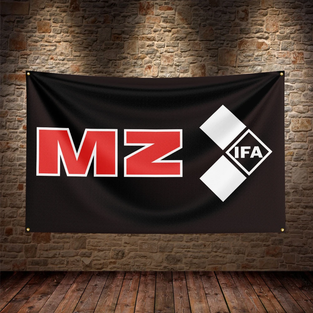 NONE MZ Moto Drapeau Polyester 3x5ft 6